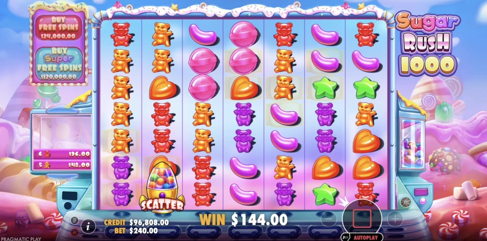 Sugar Rush 1000 Slot